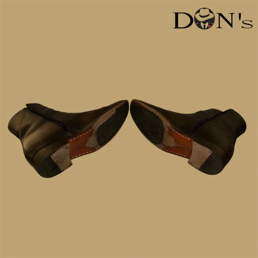 🛍️SALE🛍️ DON's Footwear Men's Handmade Elevator 100% Leather Boots